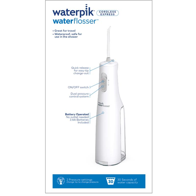 Load image into Gallery viewer, Waterpik Waterflosser Cordless Express White
