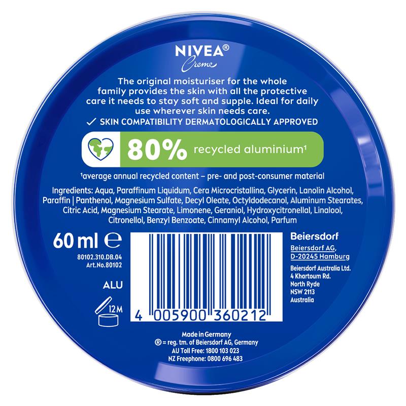 Load image into Gallery viewer, NIVEA Creme Moisturiser Blue Tin 60ml
