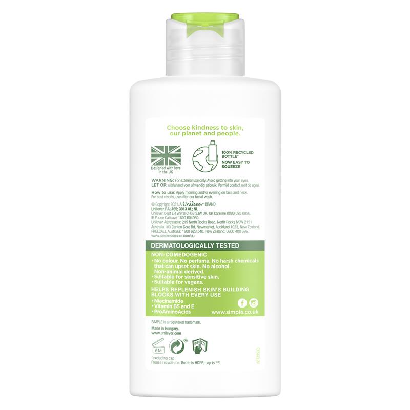 Load image into Gallery viewer, Simple Kind To Skin Rich Moisturiser Replenishing 125ml
