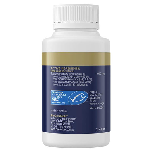BioCeuticals UltraClean® Krill Oil Concentrate 60 Capsules