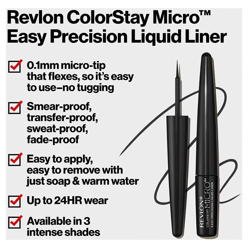 Load image into Gallery viewer, Revlon Colorstay Micro Liquid Liner Black
