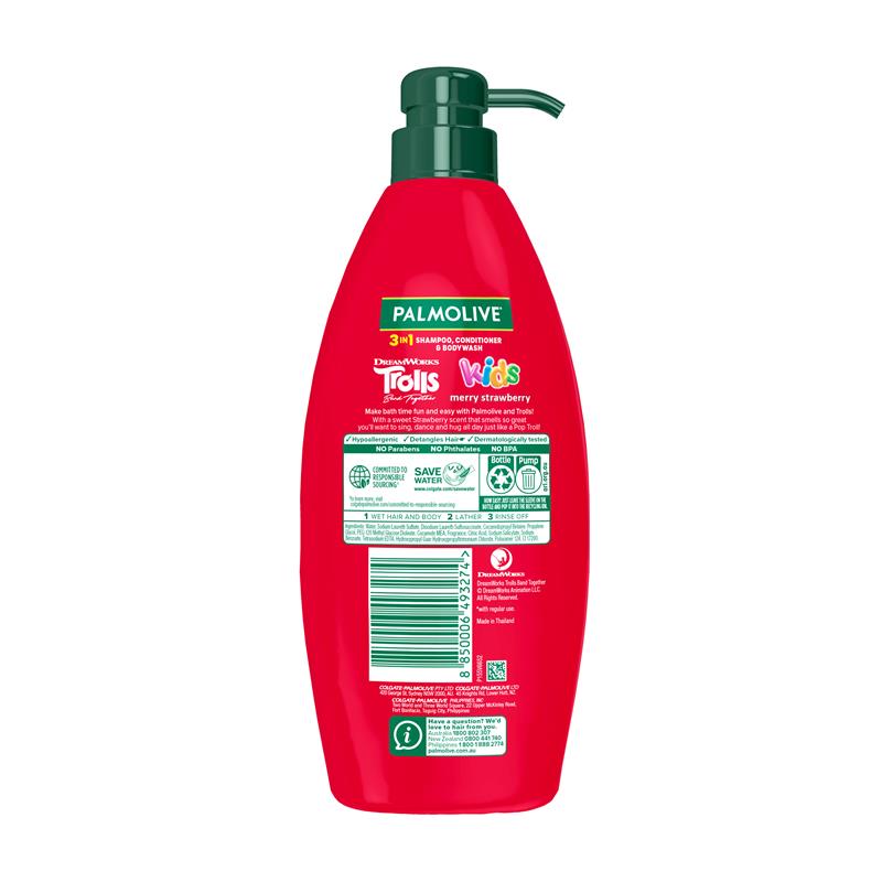 Load image into Gallery viewer, Palmolive Kids 3 In 1 Merry Strawberry 700ml
