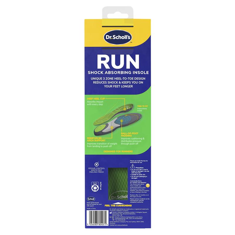 Load image into Gallery viewer, Dr.Scholls Run Insole Large
