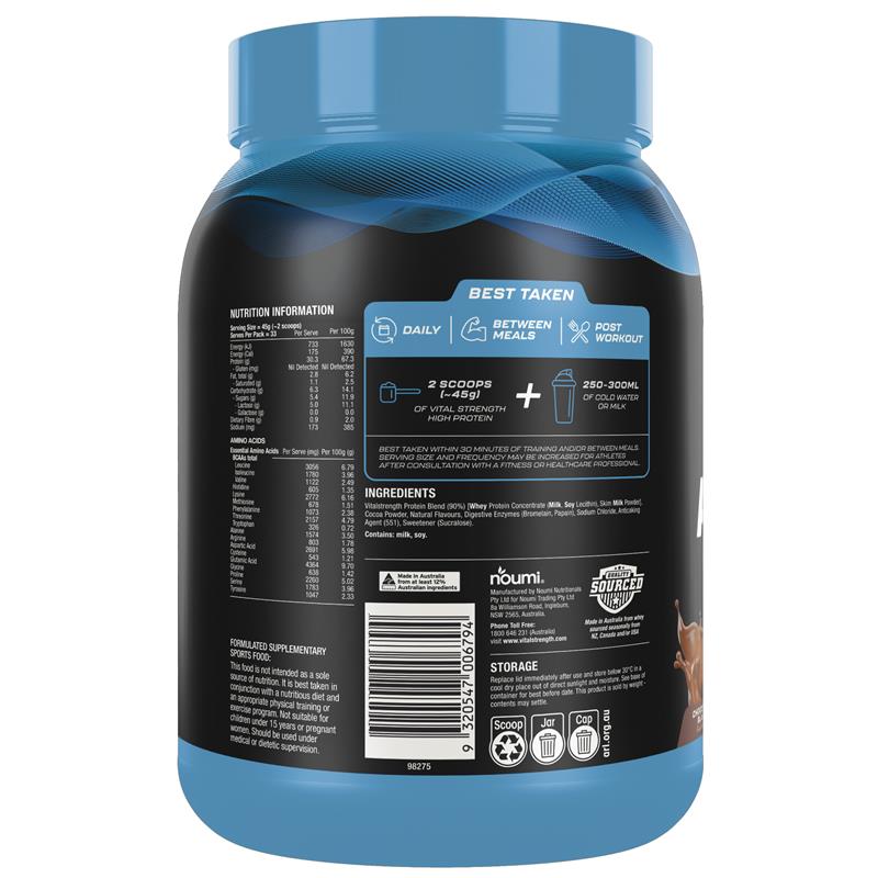 Load image into Gallery viewer, Vital Strength High Protein Chocolate 1.5kg
