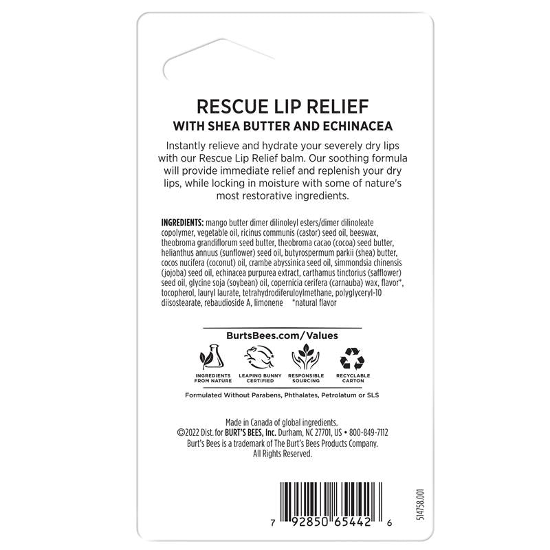 Load image into Gallery viewer, Burts Bees Lip Balm Rescue Relief 9.92g
