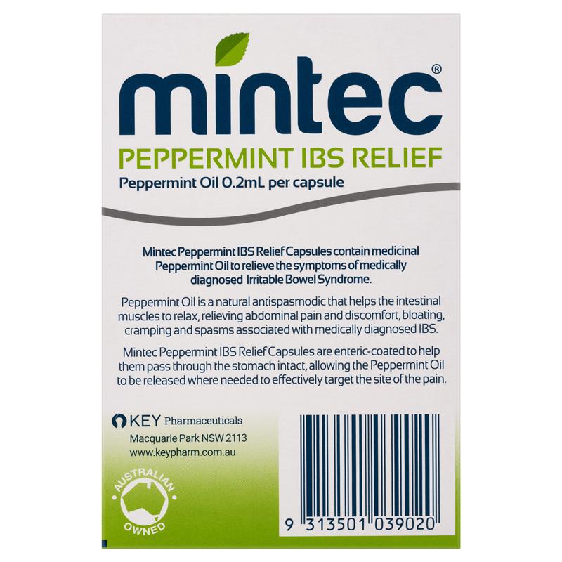 Load image into Gallery viewer, Mintec Peppermint IBS Relief 60 Capsules
