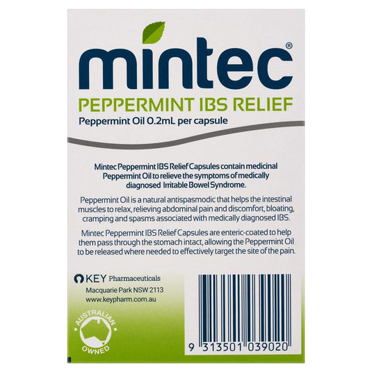 Mintec Peppermint IBS Relief 60 Capsules