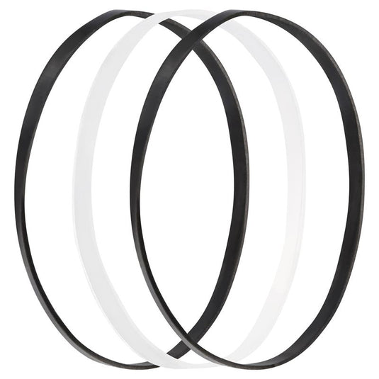 Lady Jayne Snagless Elastics, Black, Pk50