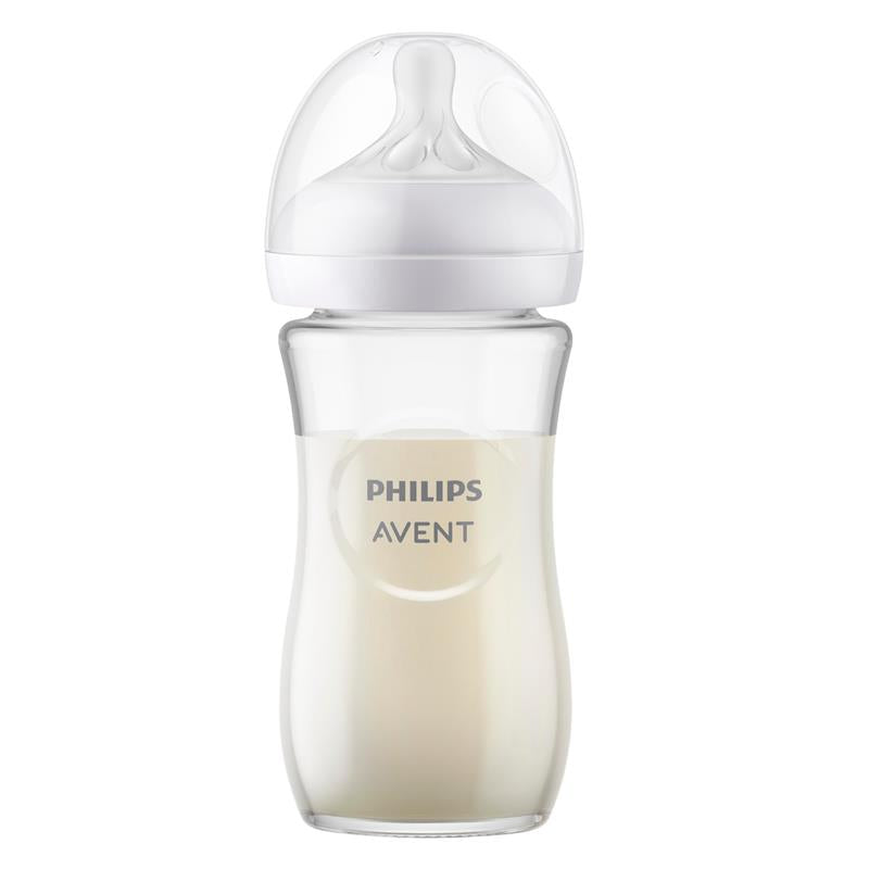 Load image into Gallery viewer, Avent Natural Response Glass Feeding Bottle 240ml
