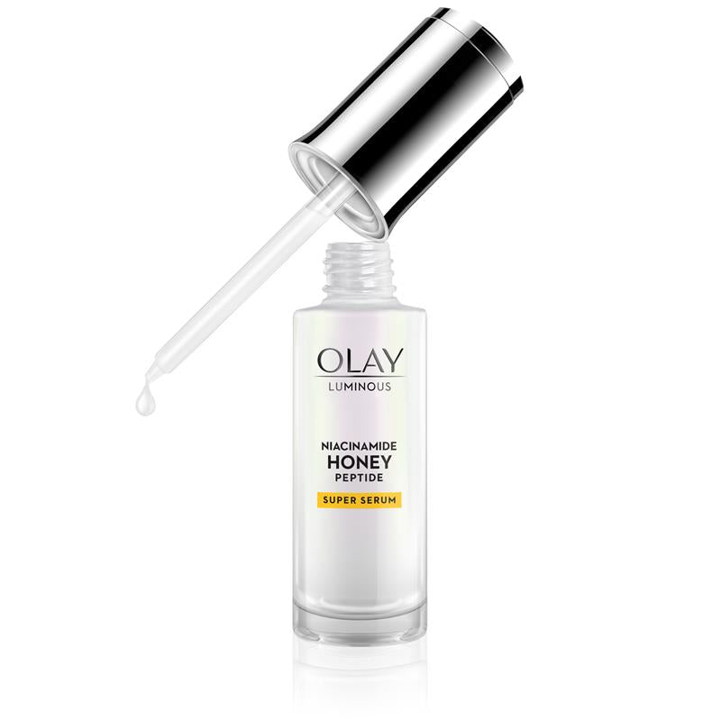 Load image into Gallery viewer, Olay Luminous Niacinamide Honey Peptide Super Serum 30ml
