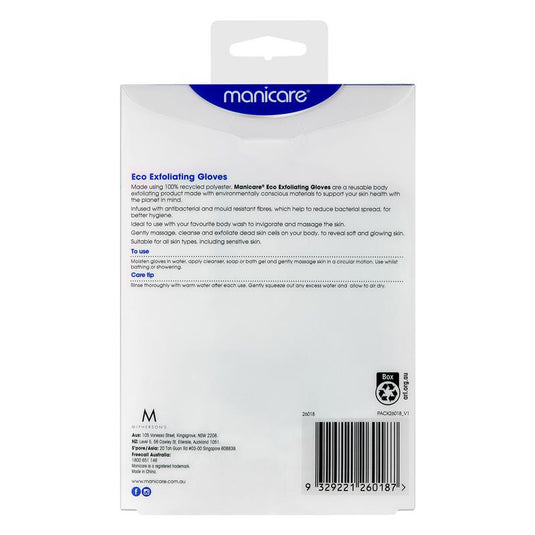 Manicare Eco Exfoliating Gloves