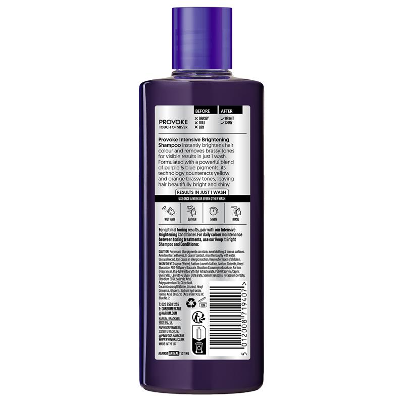 Load image into Gallery viewer, Provoke Touch Of Silver Intensive Brightening Shampoo 200ml
