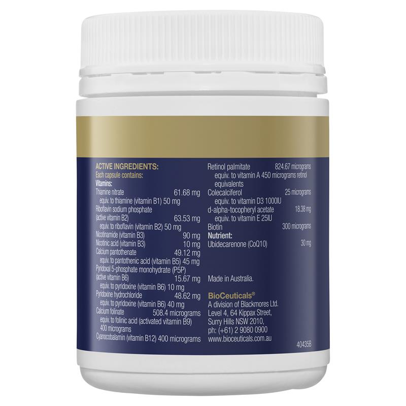 Load image into Gallery viewer, Bioceuticals Mega B Q10 120 Capsules

