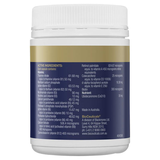 Bioceuticals Mega B Q10 120 Capsules