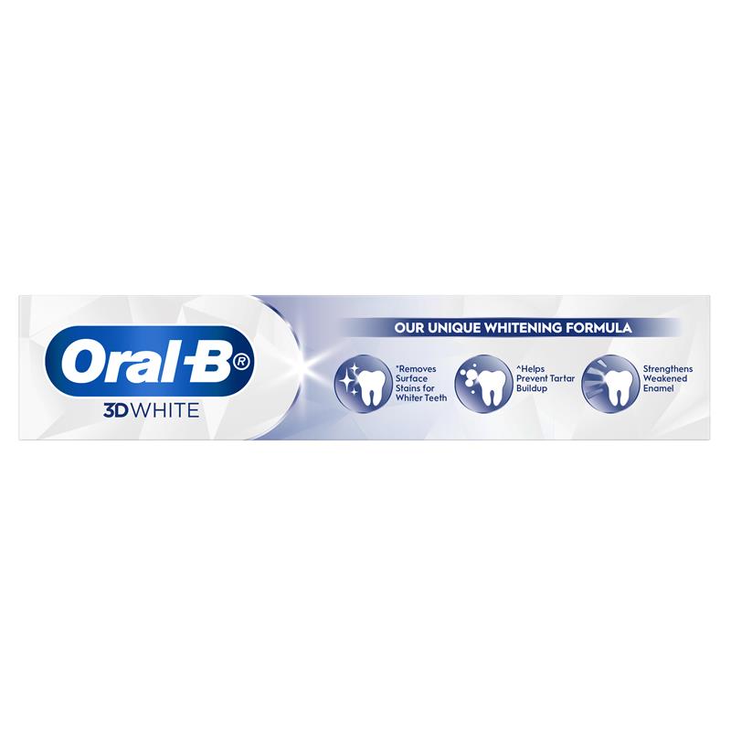 Load image into Gallery viewer, Oral B Toothpaste 3D White Strengthen Enamel 110g
