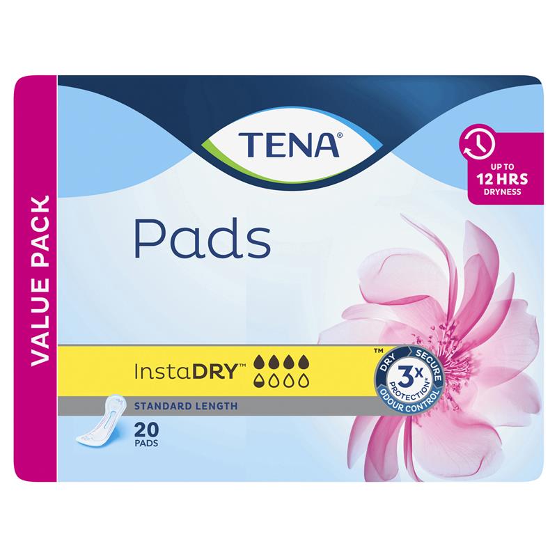 Load image into Gallery viewer, TENA Pad Instadry Standard 20 Pack
