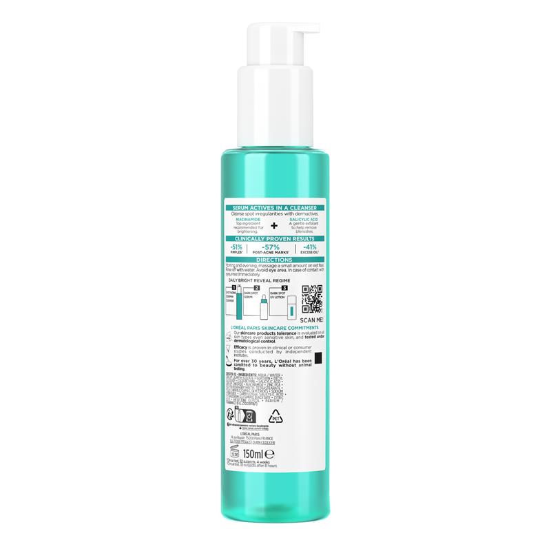 Load image into Gallery viewer, L'Oreal Paris Bright Reveal Dark Spot Cleanser 150ml
