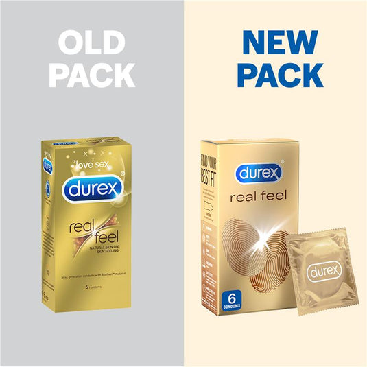 Durex Real Feel Condoms 6 Pack