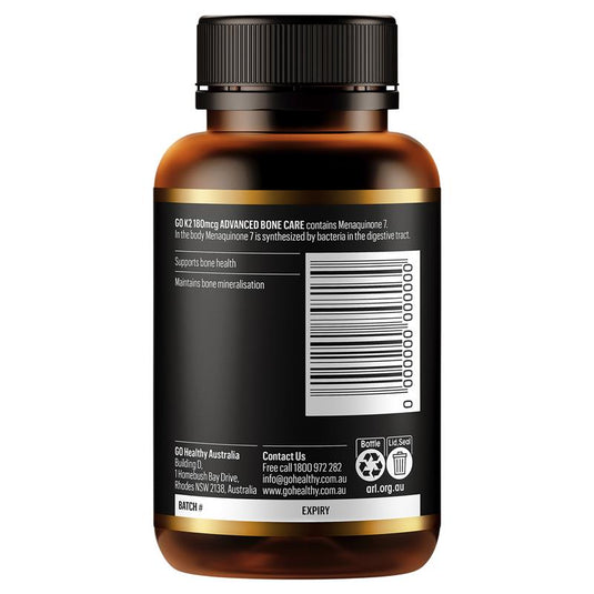 Go Healthy K2 180mcg Advanced Bone Care 30 Soft Capsules