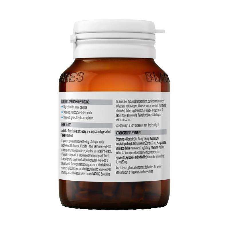 Load image into Gallery viewer, Blackmores Bio Zinc 168 Tablets
