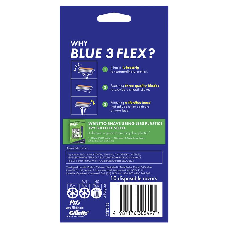 Load image into Gallery viewer, Gillette Blue III Disposables 10pk
