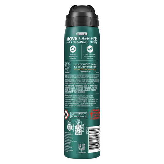 Rexona Men Advanced Antiperspirant Aerosol Invisible Dry Black & White 220ml