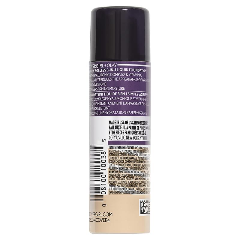 Load image into Gallery viewer, Covergirl Olay Simply Ageless 3in1 Liquid Foundation Buff Beige
