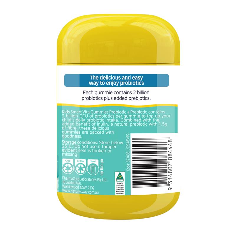 Load image into Gallery viewer, Nature's Way Kids Smart Vita Gummies Probiotic + Prebiotic 50 Pastilles
