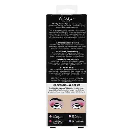 Glam By Manicare Pro Essential Eye Brush Set