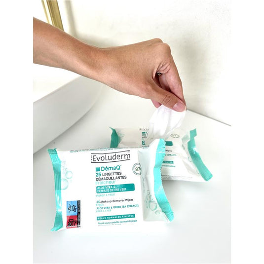 Evoluderm Demaq Fresh Cleansing Wipes 25