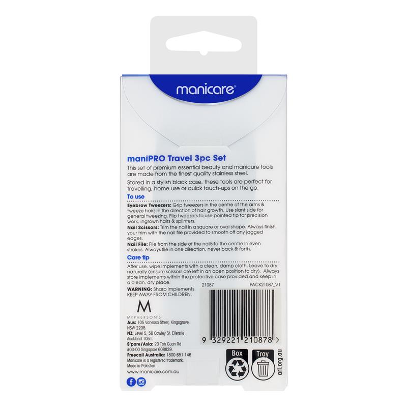 Load image into Gallery viewer, Manicare ManiPRO Travel 3pc Set
