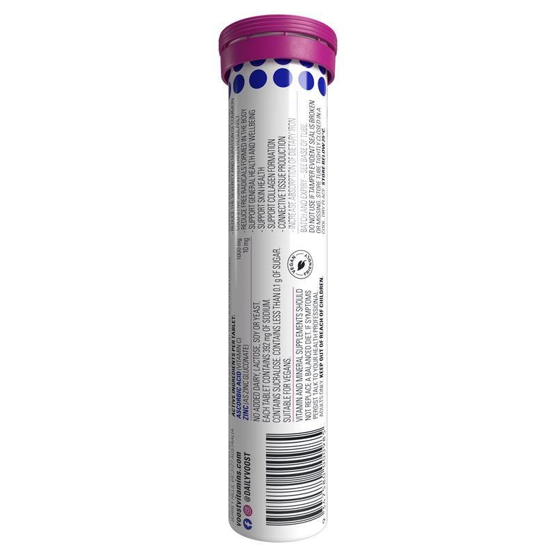 Load image into Gallery viewer, Voost Immunity Blackcurrant Effervescent Tablets 20 Pack
