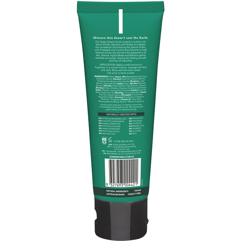 Load image into Gallery viewer, Sukin Super Greens Detoxifying Facial Scrub 125ml
