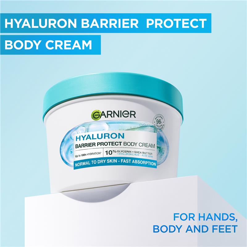 Load image into Gallery viewer, Garnier Body Hyaluron Barrier Protect Body Cream 380ml
