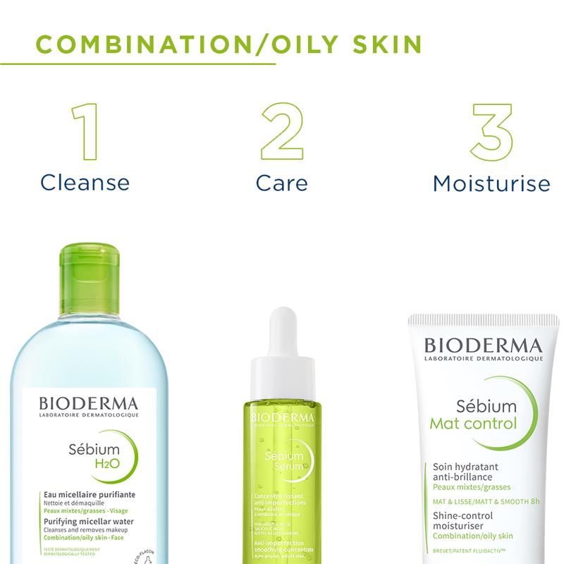 Load image into Gallery viewer, Bioderma Sebium H2O Purifying Micellar Water Cleanser for Oily Skin 500ml
