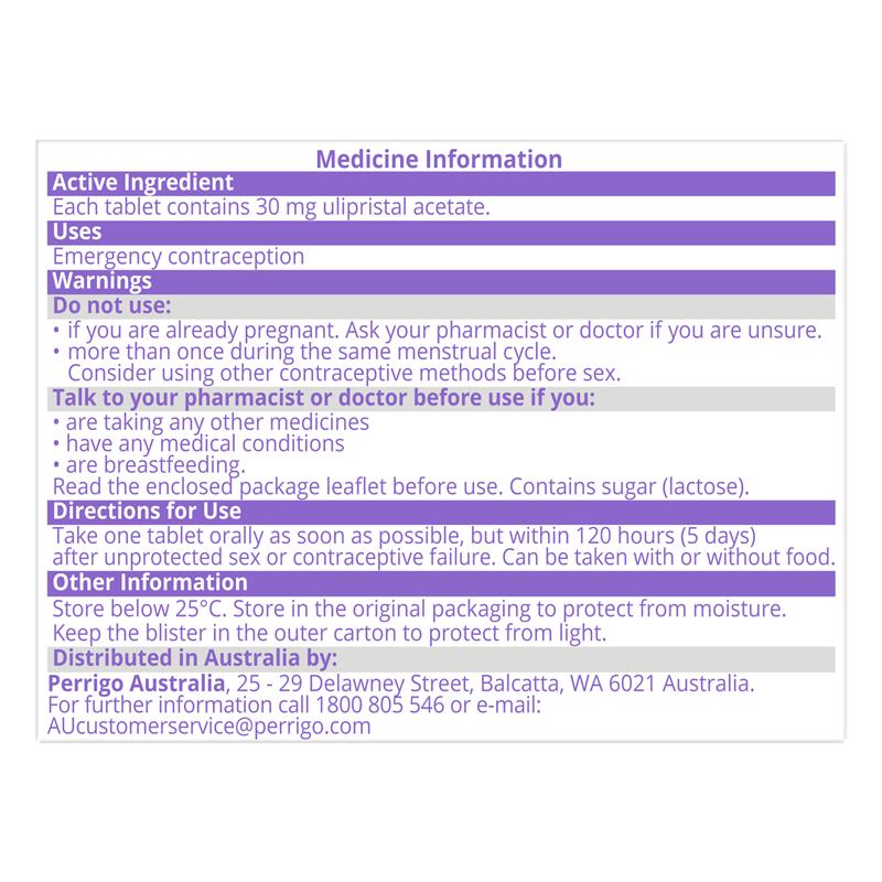 Load image into Gallery viewer, Ellaone 30mg 1 Tablet - Ulipristal Acetate (S3)
