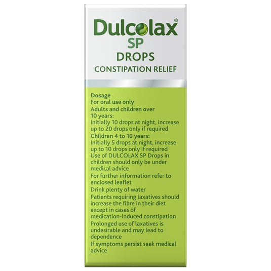 Dulcolax Laxatives Liquid SP Drops for Constipation Relief 30mL