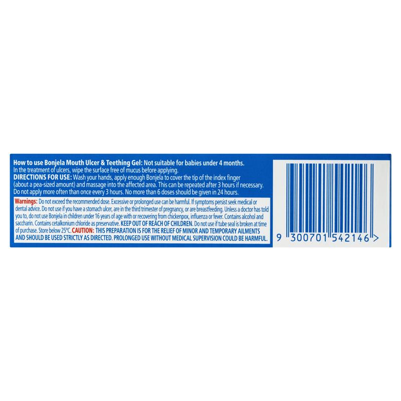 Load image into Gallery viewer, Bonjela Mouth Ulcer and Teething Gel 15g
