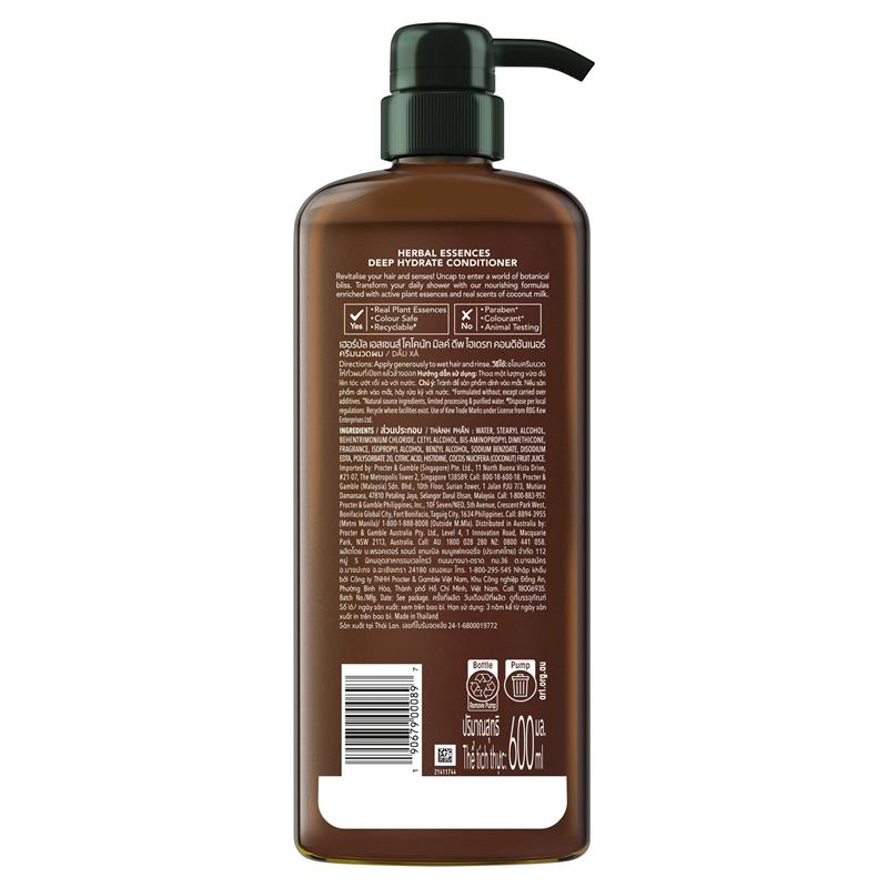 Load image into Gallery viewer, Herbal Essences Bio Renew Hydrate Coconut Milk Conditioner 600ml

