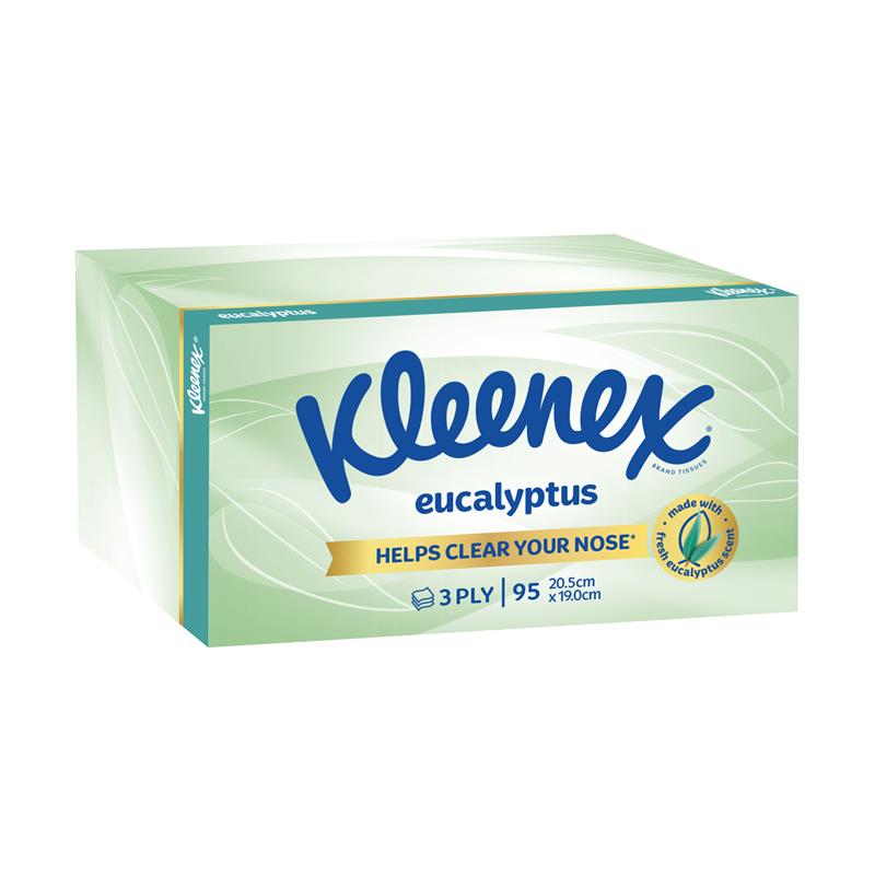 Load image into Gallery viewer, Kleenex Facial Tissues Eucalyptus 3 ply 95

