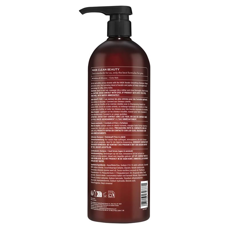 Load image into Gallery viewer, Hask Keratin Protein Smoothing Shampoo 1L
