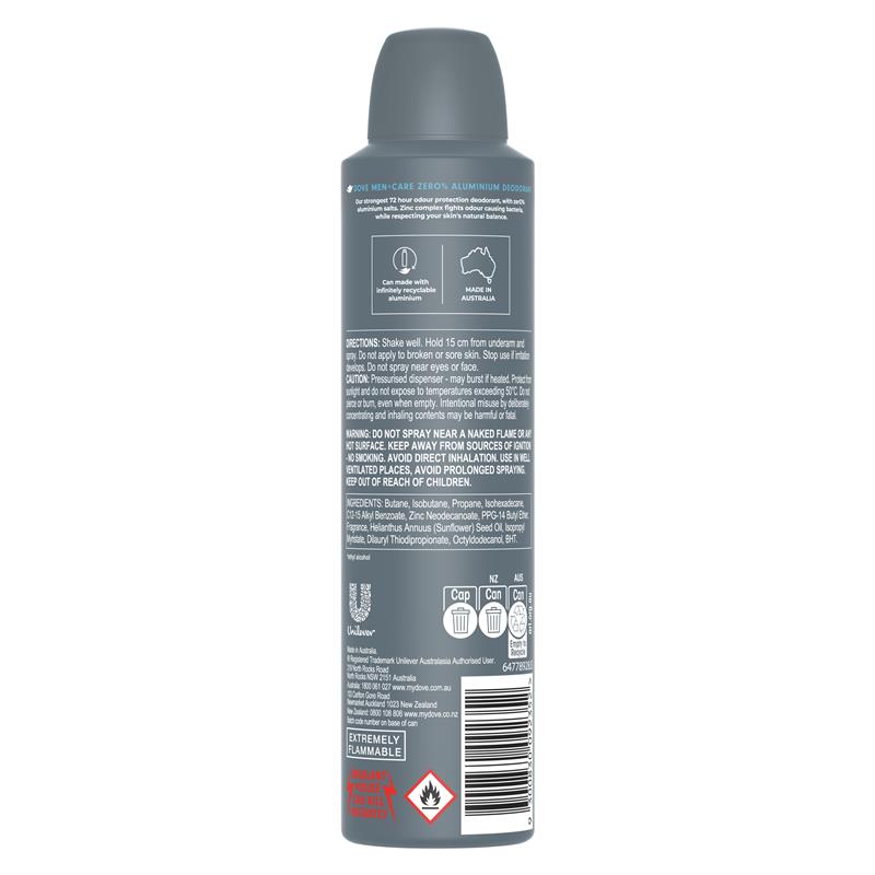 Load image into Gallery viewer, Dove Men + Care Zero Aluminium Clean Comfort 250ml
