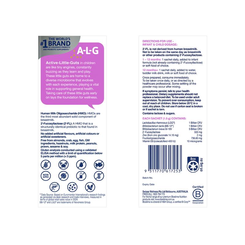 Load image into Gallery viewer, Biostime Infant &amp; Children A-L-G Care 28 Sachets
