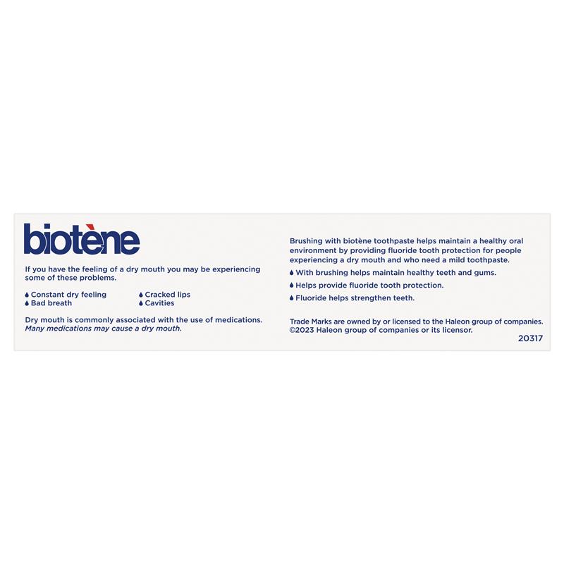 Load image into Gallery viewer, Biotene Dry Mouth Relief Fluoride Toothpaste Fresh Mint 120g
