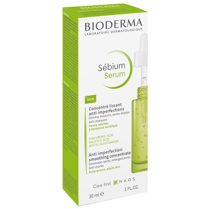 Load image into Gallery viewer, Bioderma Sebium Anti Imperfection Smoothing Concentrate Serum for Acne Prone Skin 30ml

