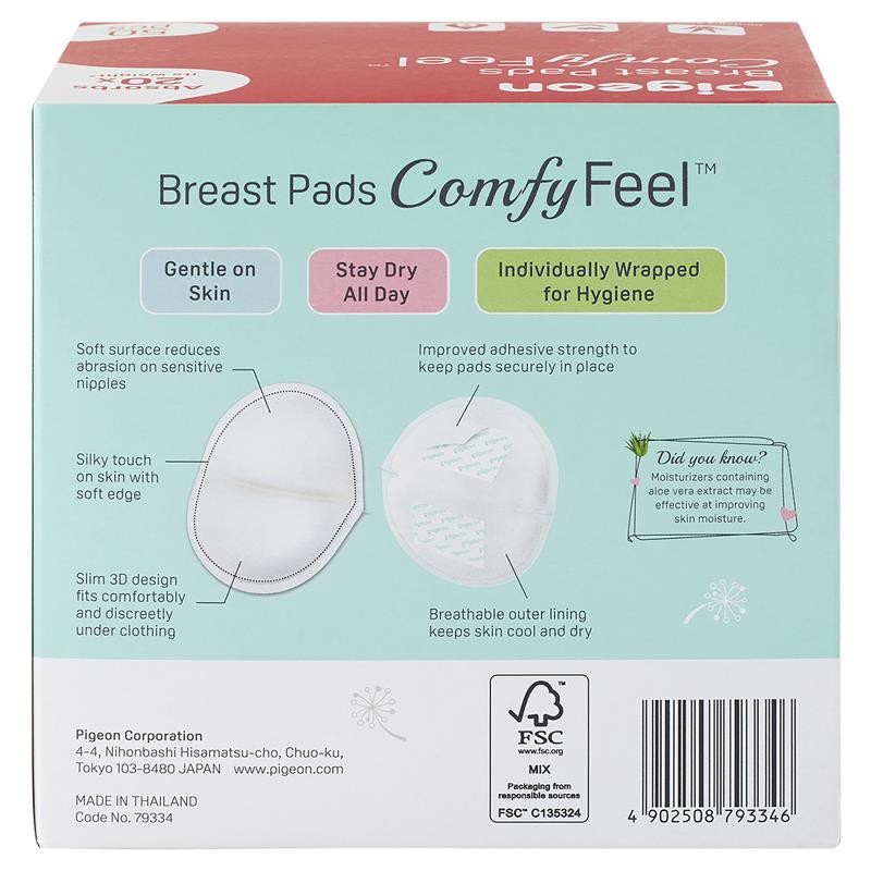 Load image into Gallery viewer, Pigeon Comfy Feel Breast Pads 50 Pieces
