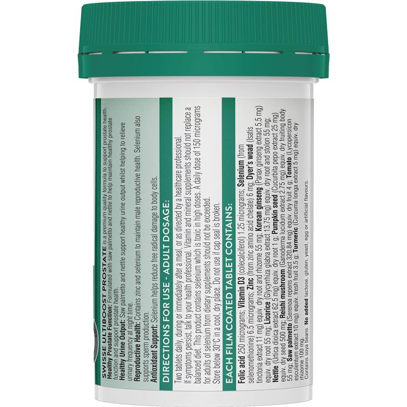 Load image into Gallery viewer, Swisse Ultiboost Prostate 50 Tablets
