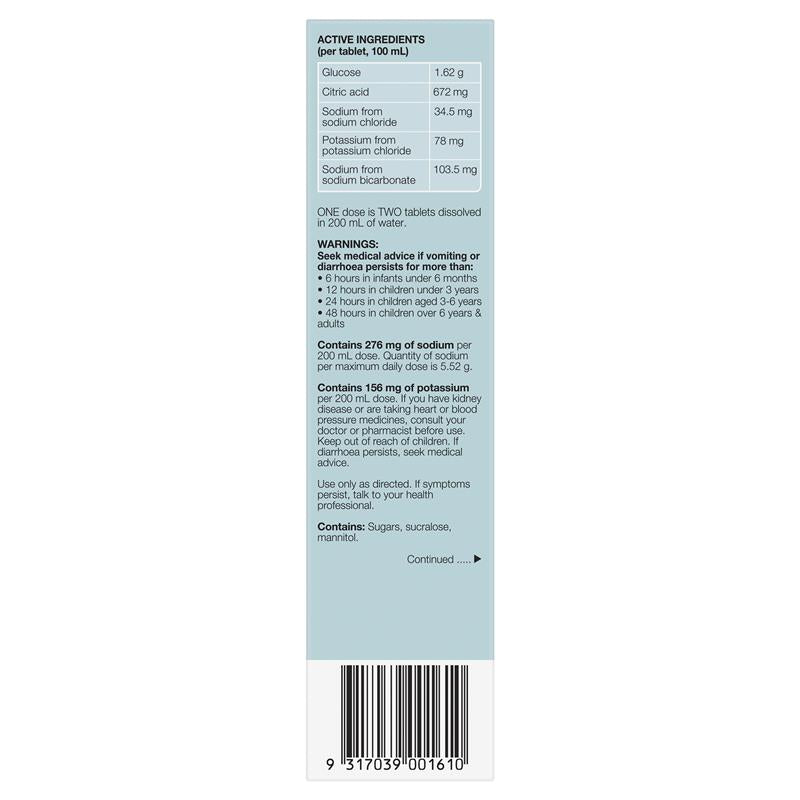 Load image into Gallery viewer, Hydralyte Electrolyte Effervescent Colour Free Lemonade 20 Tablets
