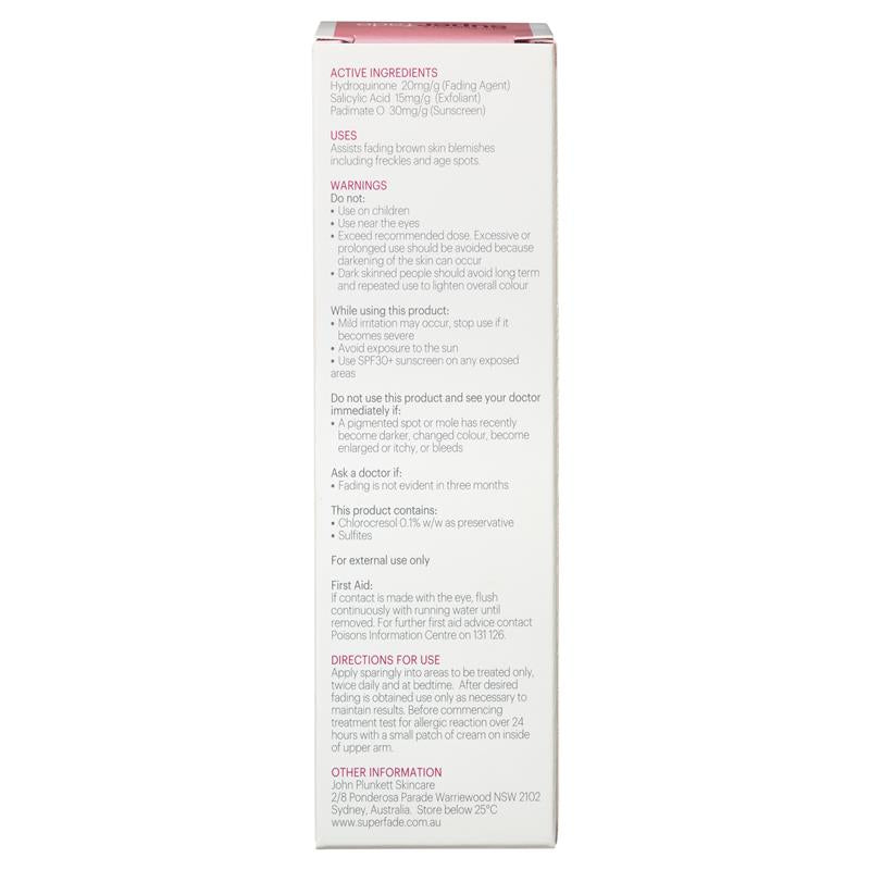 Load image into Gallery viewer, John Plunketts SuperFade Face Treatment Cream 40ml
