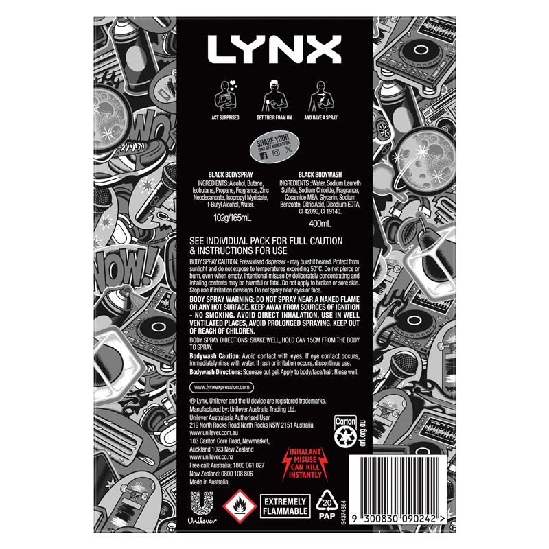 Load image into Gallery viewer, Lynx Duo Black Gift Set
